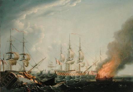 Robert Dodd Morning after the battle of the Nile oil painting image